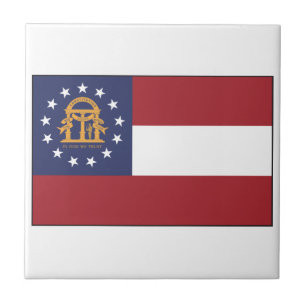 Georgia flagga kakelplatta