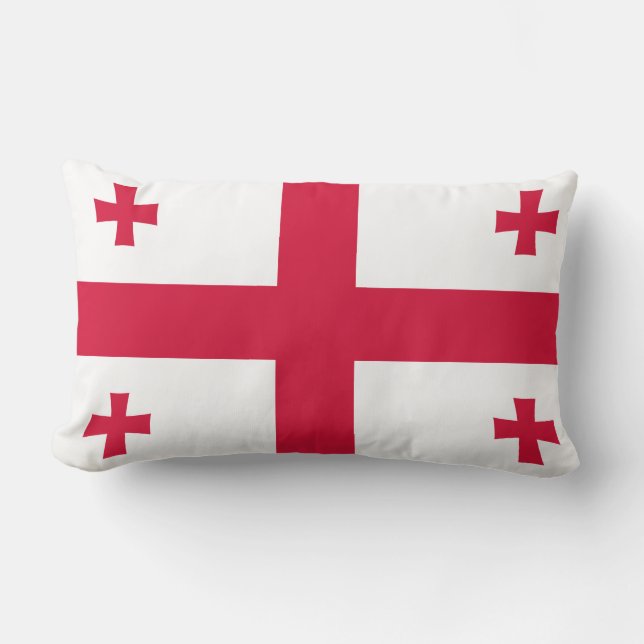 Georgia flagga lumbarkudde (Framsida)