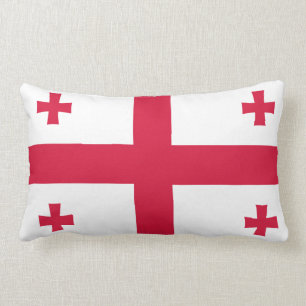 Georgia flagga lumbarkudde