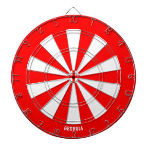 Georgia Flagga Patriots Bullseye Darttavla