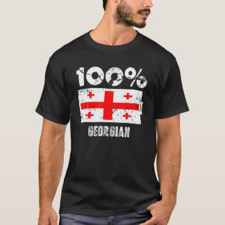 Georgia Flagga Support | 100 % georgisk batterilad T Shirt