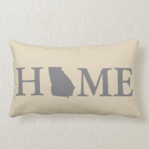 Georgia för hem statliga grå färg & kräm