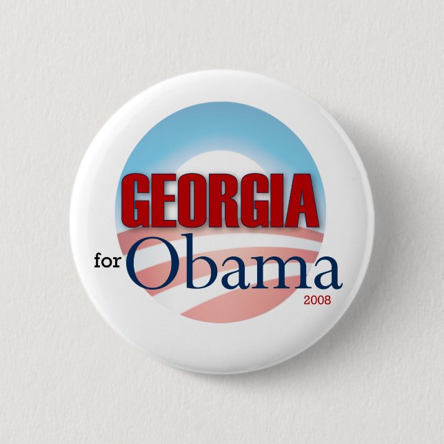Georgia för Obama Knapp (Framsida)