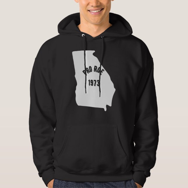 Georgia för Roe 1973 Hoodie (Framsida)