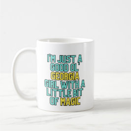 Georgia Girls är Magic Southern Witchy Humor Kaffemugg
