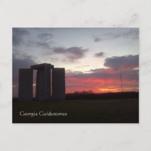 Georgia Guidestone-vykort Vykort