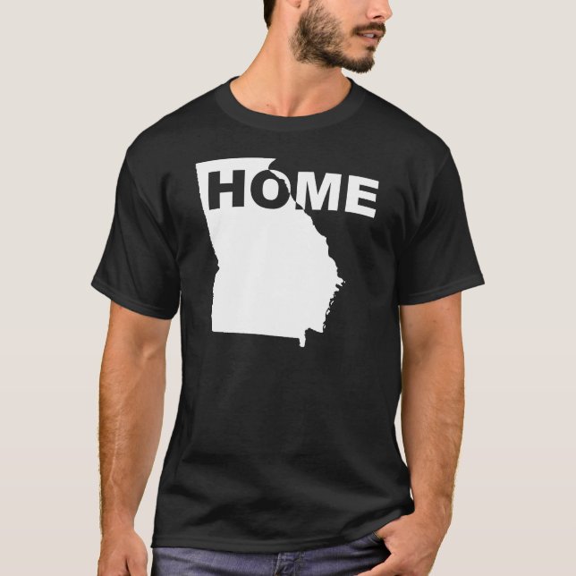 Georgia Hemifrån Från Stat T-Shirt (Framsida)