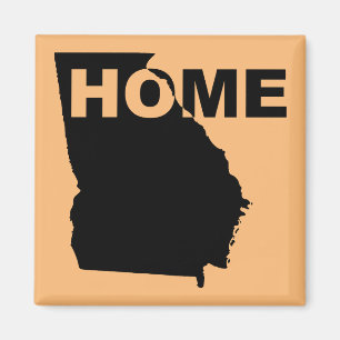 Georgia Hemifrån Frysmagnet Magnet