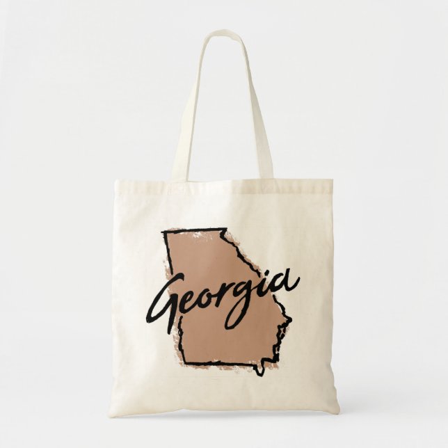 Georgia Hoodie Tygkasse (Framsidan)