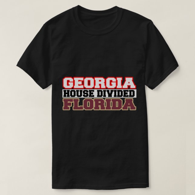 Georgia House Divided Florida T Shirt (Design framsida)