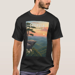 Georgia Illustration Resa Konst Vintage T Shirt