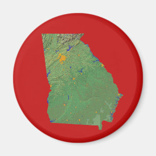 Georgia Karta Magnet