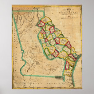 Georgia karta poster