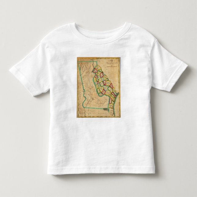 Georgia karta tee shirt (Framsida)