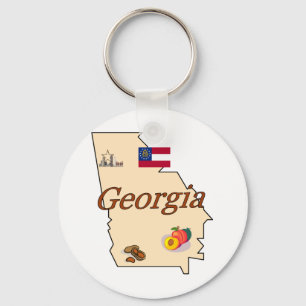 Georgia Keychain Nyckelring