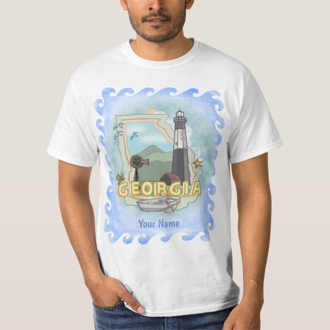 Georgia Lighthouse t-shirt (Framsida)