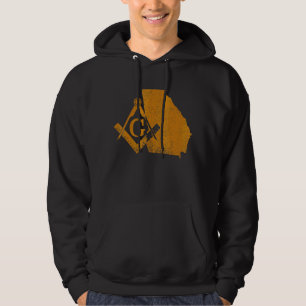 Georgia Masons Grand Lodge F&am Glofga Pappor Da Hoodie