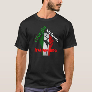 Georgia Meloni Italiano Hero T Shirt