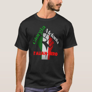 Georgia Meloni Italiano Hero T Shirt