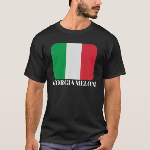 Georgia Meloni - Italienska Hero Flagga T Shirt