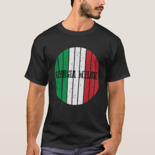 Georgia Meloni Vintage Italienska Hero Italien Fla T Shirt