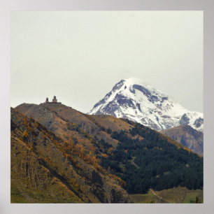 Georgia, montera Kazbegi Poster