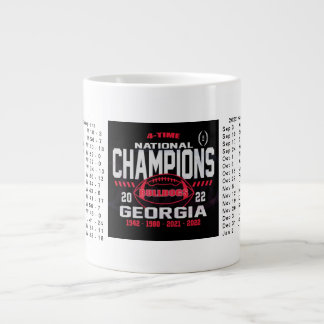 Georgia National Champions Mugg Jumbo Mugg