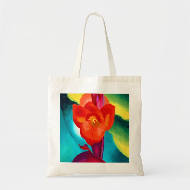 Georgia O Keeffe Red Canna Tygkasse (Framsidan)