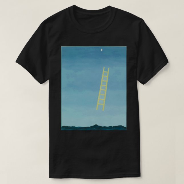Georgia O&x27;Keeffe Ladder till Måne 1958 Magne T Shirt (Design framsida)