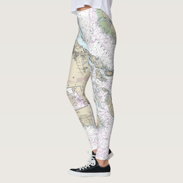 Georgia- och Juan de Fuca-sundet Leggings (Vänster)