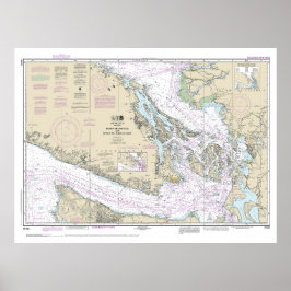 Georgia- och Juan de Fuca-sundet Poster