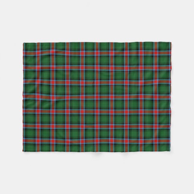 Georgia officiell state tartan fleecefilt (Framsidan (Horisontell))