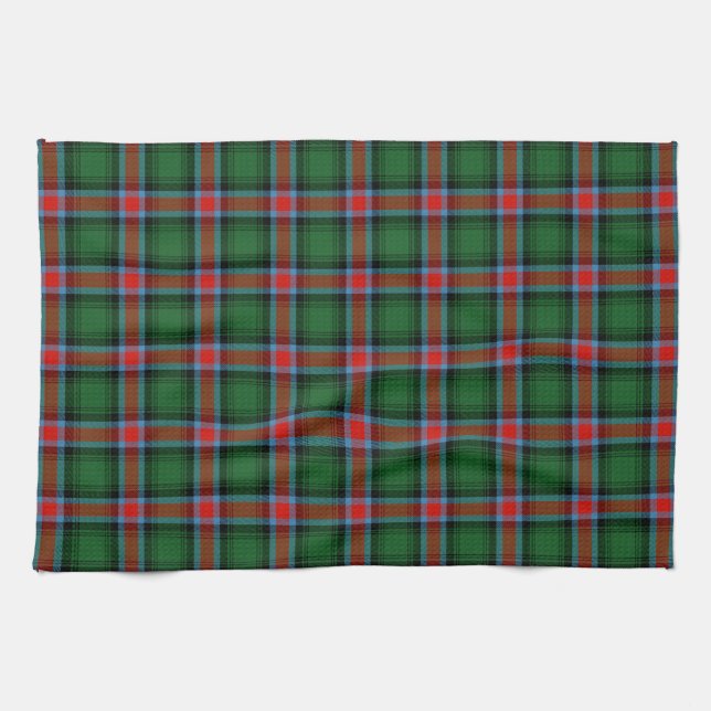 Georgia officiell state tartan kökshandduk (Horisontell)