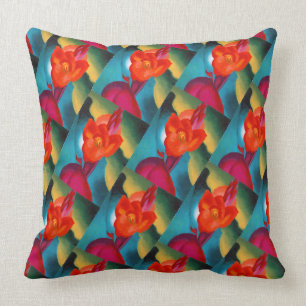 Georgia O'Keefe 1919 Red Canna Kudde