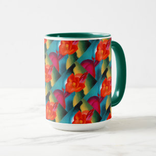 Georgia O'Keefe 1919 Red Canna Mugg