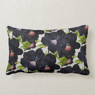 Georgia O'Keefe 1925 Black and Lila Petunias Lumbarkudde