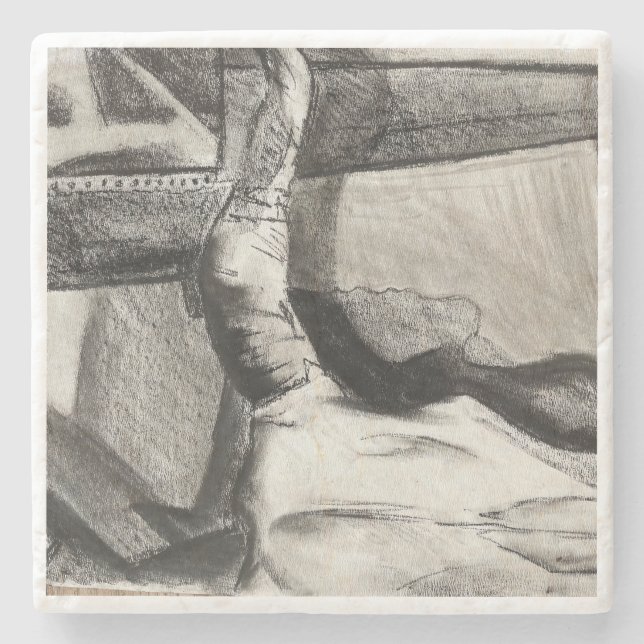 Georgia O'Keefe Ceramic Tile Stenunderlägg (Framsidan)