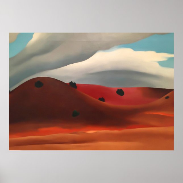 georgia o'keeffe art poster (Framsidan)