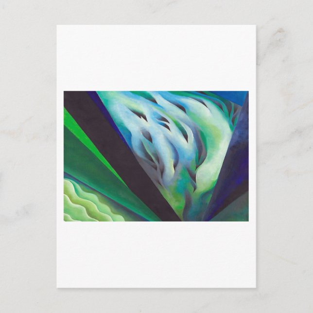 georgia o'keeffe art vykort (Framsida)