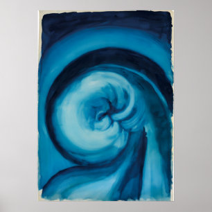 Georgia O'Keeffe - Blue I Poster
