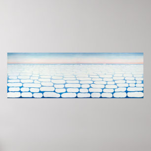 Georgia O'Keeffe - Moln ovan himmel IV - 1965 Poster