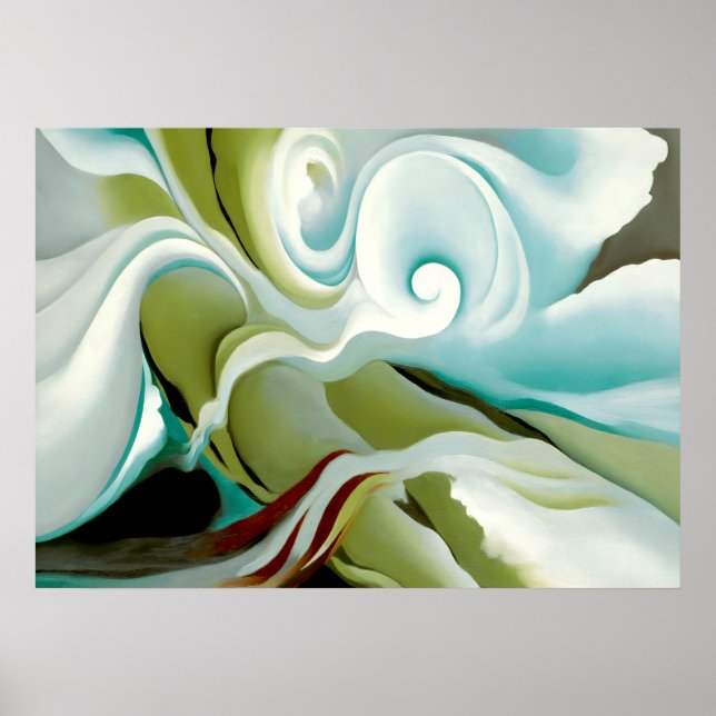 Georgia O'Keeffe - naturform Poster (Framsidan)