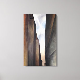 Georgia O'Keeffe - Street of New York II Canvastryck