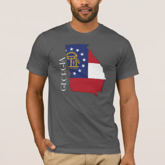 Georgia (påstå), Flagga-Karta skjorta Tee Shirt