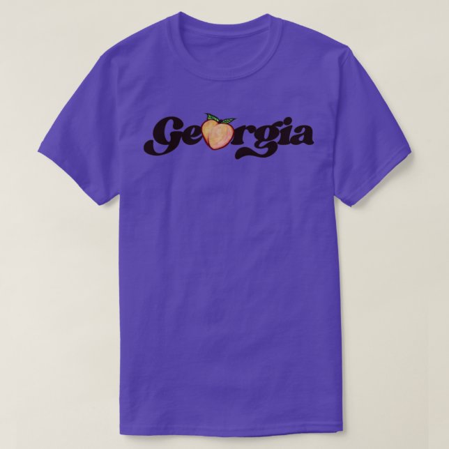 Georgia Peach1 T Shirt (Design framsida)