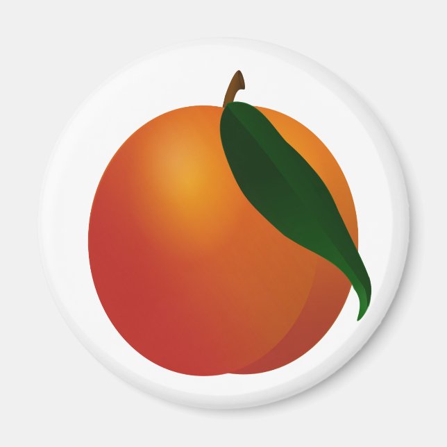 Georgia Peach/Apricot Magnet (Framsidan)