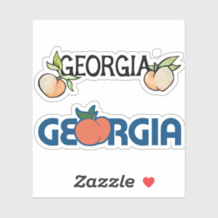 Georgia Peach Klistermärken