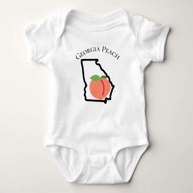 Georgia Peach newborn bodydress T Shirt (Framsida)