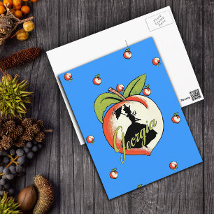 Georgia Peach PostCard Vykort