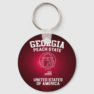 Georgia Peach State Nyckelring